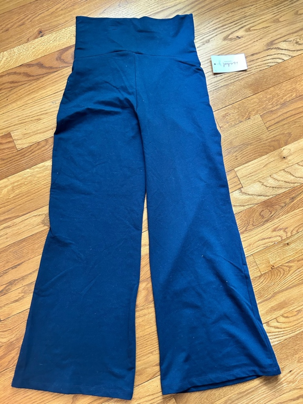 Isabel Maternity by Ingrid & Isabel Navy Wide-Leg Maternity Leggings